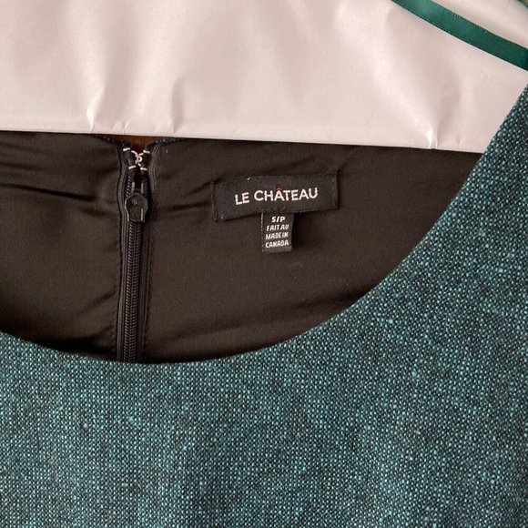 Le Chateau Wool Blend Vintage Style Dress - Picture 3 of 9